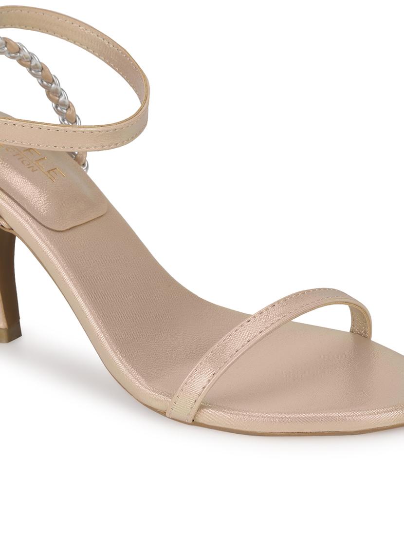 women nude ankle strap sandal - 18451714 - Zoom Image - 6