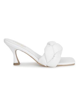 women white mules sandal - 18451736 - Standard Image - 3