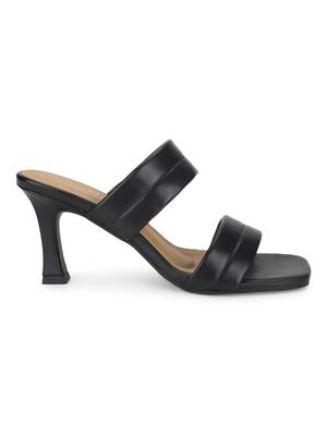 women black mules sandal - 18451737 - Standard Image - 3