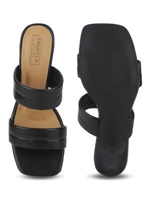 women black mules sandal - 18451737 - Standard Image - 5