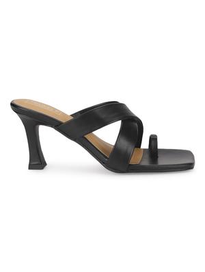 women black mules sandal - 18451741 - Standard Image - 3