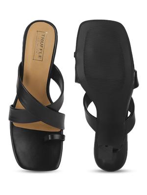 women black mules sandal - 18451741 - Standard Image - 5