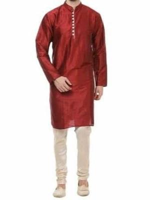 men cotton kurta pajama set - 18451848 - Standard Image - 2