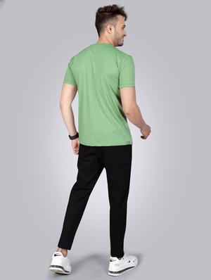 green solid t-shirt - 18452206 - Standard Image - 4