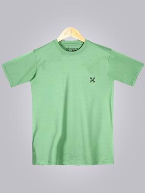 green solid t-shirt - 18452206 - Standard Image - 5
