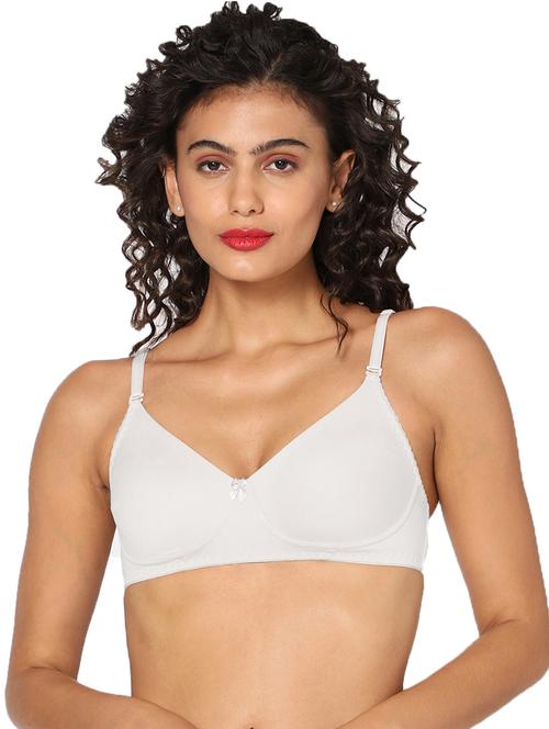 white non padded t-shirt bra - 18453442 - Standard Image - 1