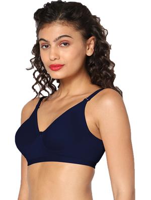 navy blue non padded t-shirt bra - 18453446 - Standard Image - 2