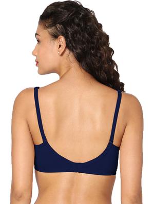 navy blue non padded t-shirt bra - 18453446 - Standard Image - 3