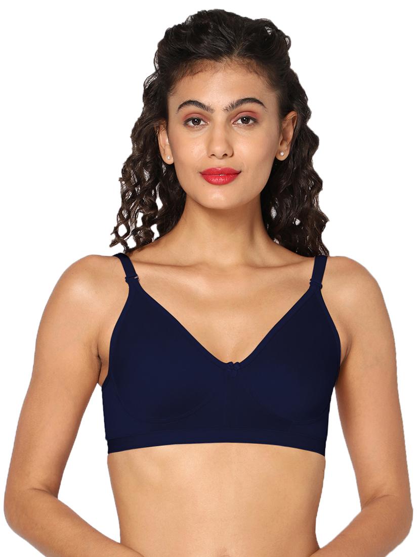 navy blue non padded t-shirt bra - 18453446 - Zoom Image - 1