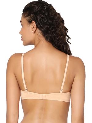 beige lightly padded t-shirt bra - 18453462 - Standard Image - 3