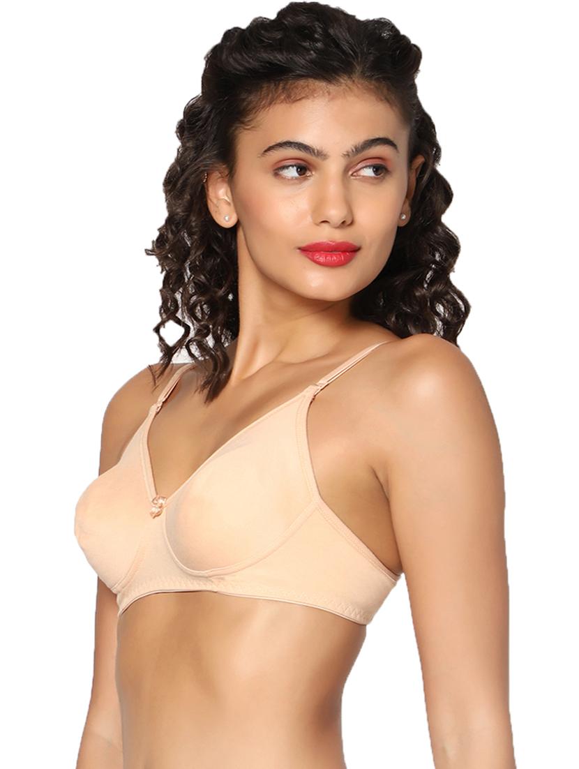 beige lightly padded t-shirt bra - 18453462 - Zoom Image - 2