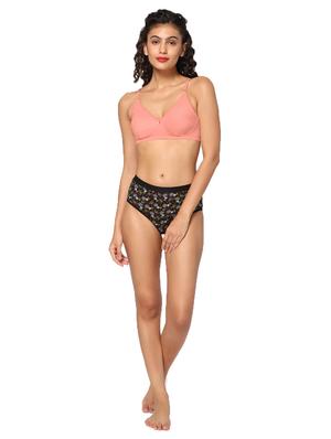 peach non padded regular bra - 18453478 - Standard Image - 4