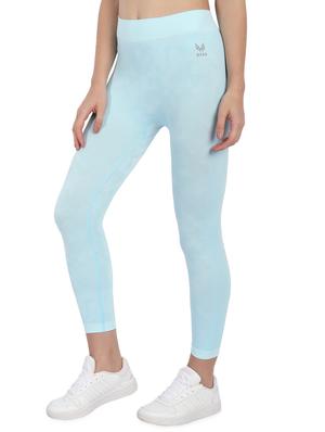 turquoise self design legging - 18453562 - Standard Image - 2