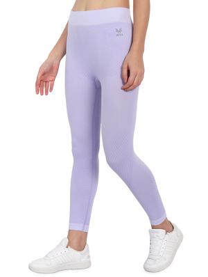 purple self design legging - 18453565 - Standard Image - 2