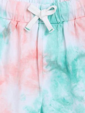 girls multi colored tie & dye shorts set - 18454476 - Standard Image - 7