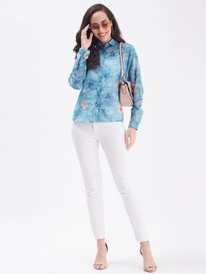 long sleeved printed regular shirt - 18454541 - Standard Image - 4