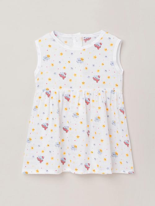 girls printed frock - 18454802 - Standard Image - 1