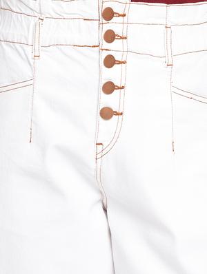 high rise solid denim jean - 18455862 - Standard Image - 6