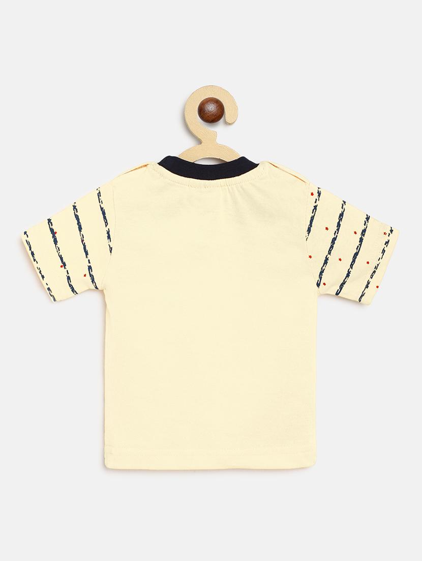 boys navy blue dungaree with striped t-shirt - 18456301 - Zoom Image - 3