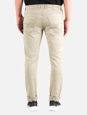 beige plain denim jean - 18456391 - Standard Image - 4