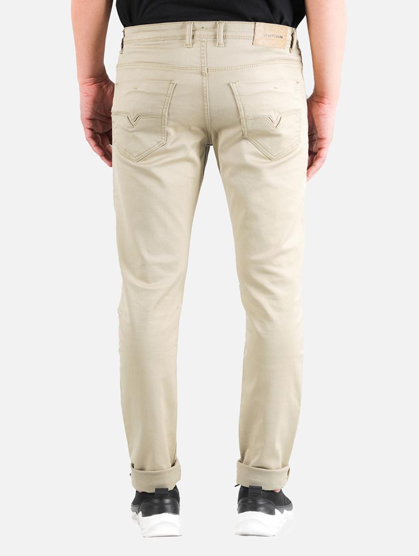 beige plain denim jean - 18456391 - Zoom Image - 4