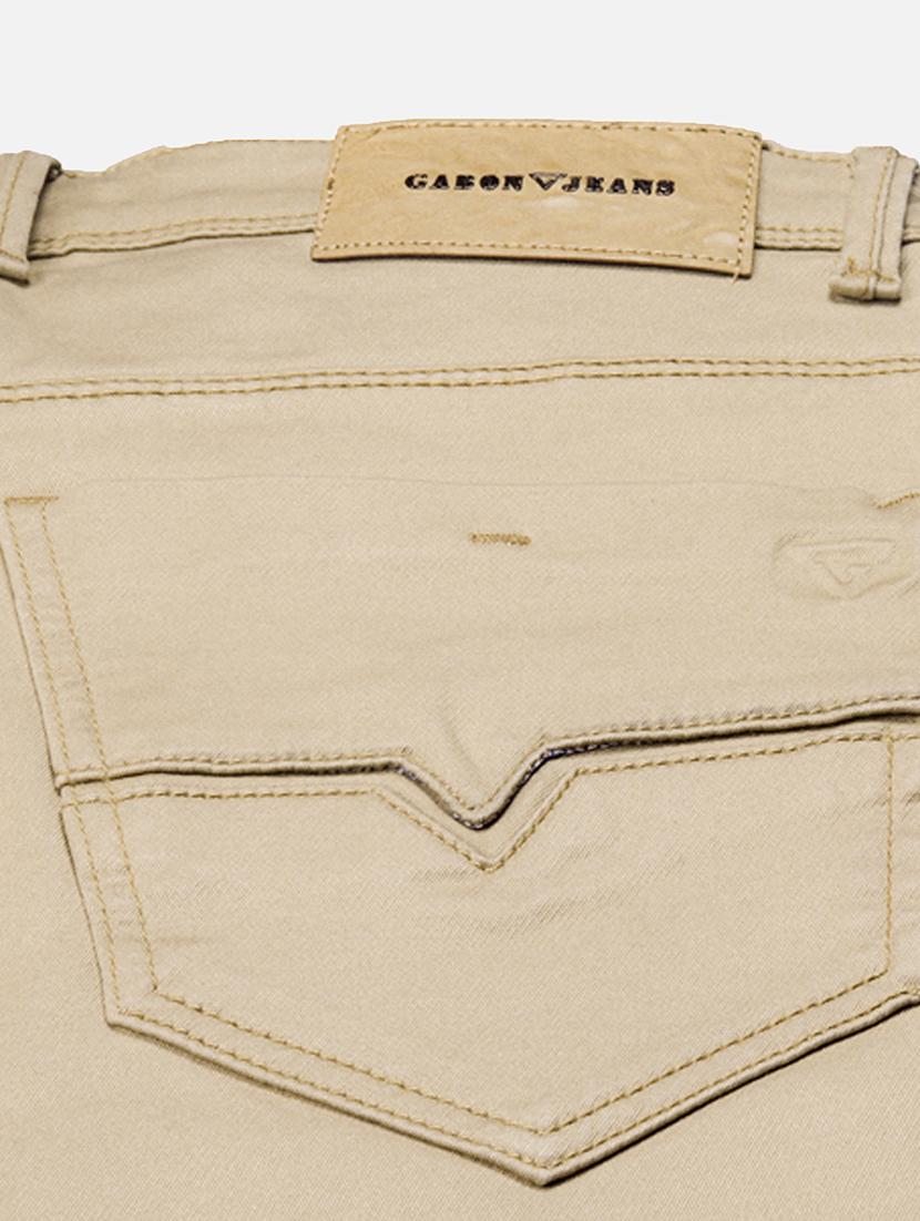 beige plain denim jean - 18456391 - Zoom Image - 6