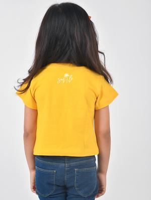 girls mustard applique tee - 18456491 - Standard Image - 5
