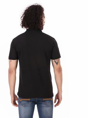 men plain embraided polo tshirt - 18457669 - Standard Image - 2