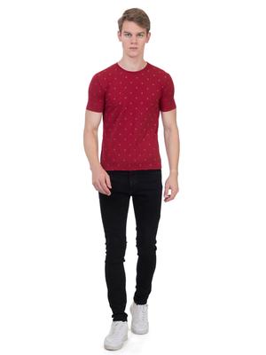 men printed round neck tshirt - 18457680 - Standard Image - 3