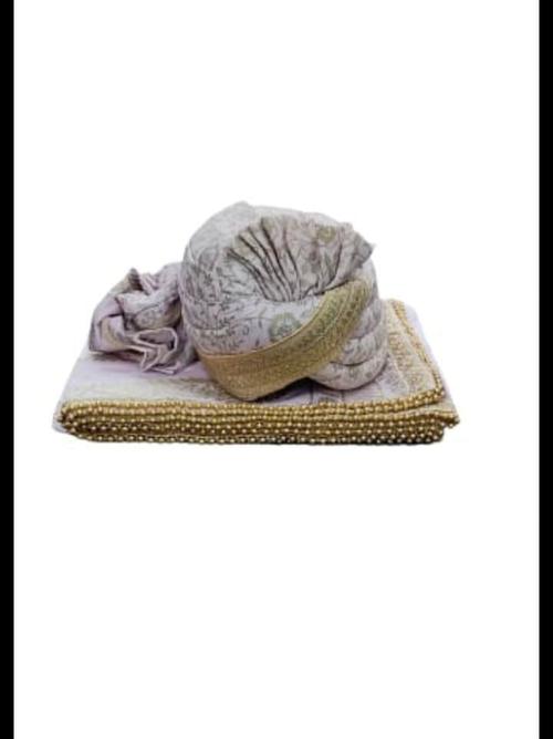 groom fancy wedding pagdi stall set - 18457808 - Standard Image - 1