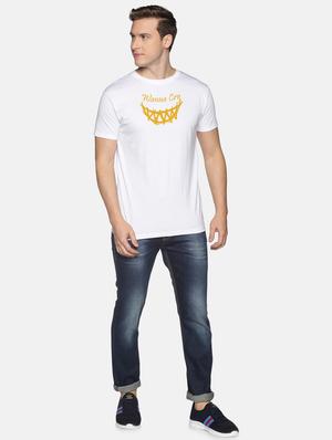 white chest-printed t-shirt - 18457908 - Standard Image - 4