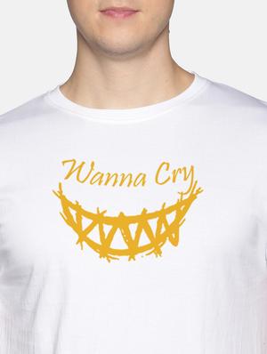 white chest-printed t-shirt - 18457908 - Standard Image - 5