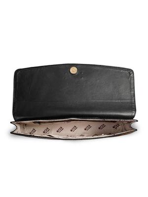 black textured regular wallet - 18459152 - Standard Image - 3