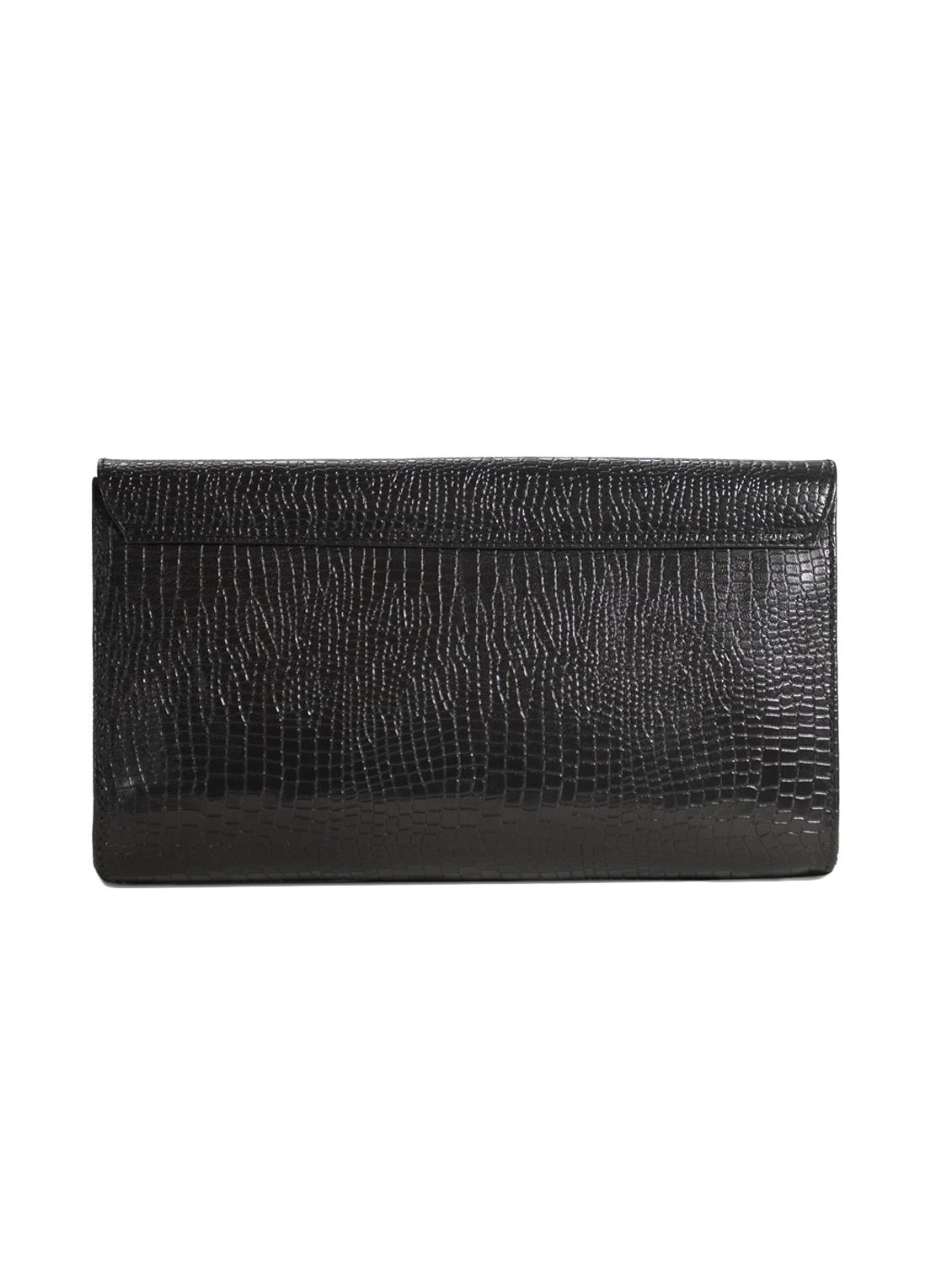 black textured regular wallet - 18459152 - Zoom Image - 2