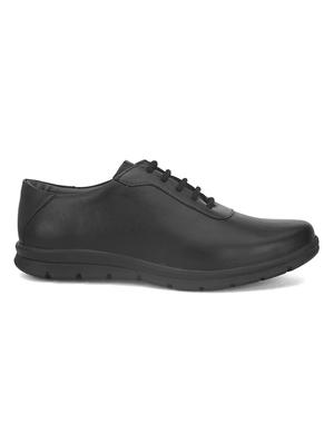 black synthetic lace up sneakers - 18459878 - Standard Image - 2