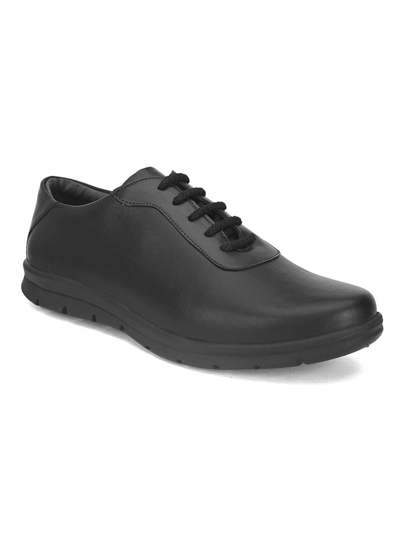 black synthetic lace up sneakers - 18459878 - Zoom Image - 1
