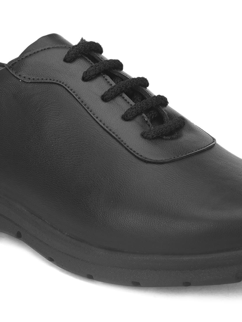 black synthetic lace up sneakers - 18459878 - Zoom Image - 5