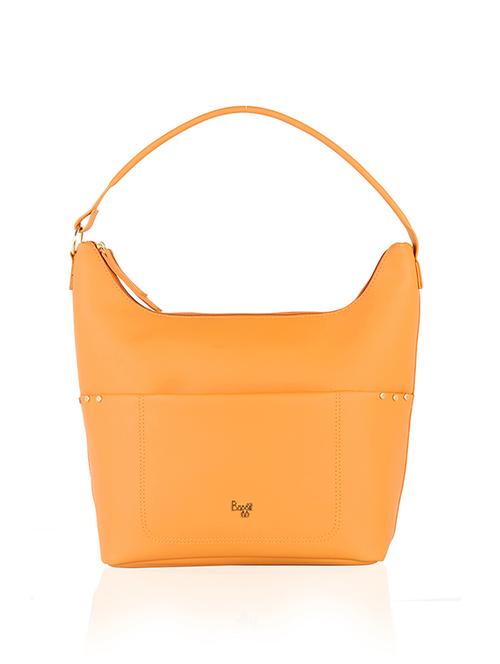 orange solid regular handbag - 18459942 - Standard Image - 1