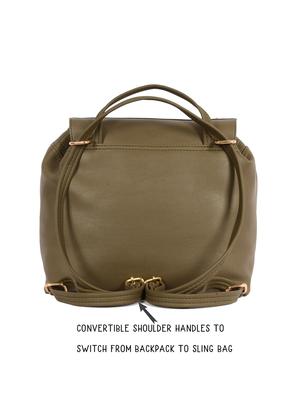 green color block regular sling bag - 18459997 - Standard Image - 2