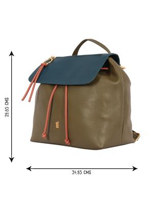 green color block regular sling bag - 18459997 - Standard Image - 6