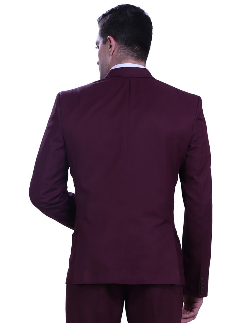 purple solid formal blazer - 18460050 - Zoom Image - 4