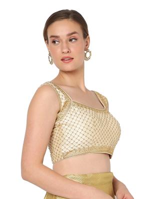 white silk embroidered blouse - 18461765 - Standard Image - 3
