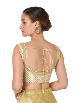 white silk embroidered blouse - 18461765 - Standard Image - 4