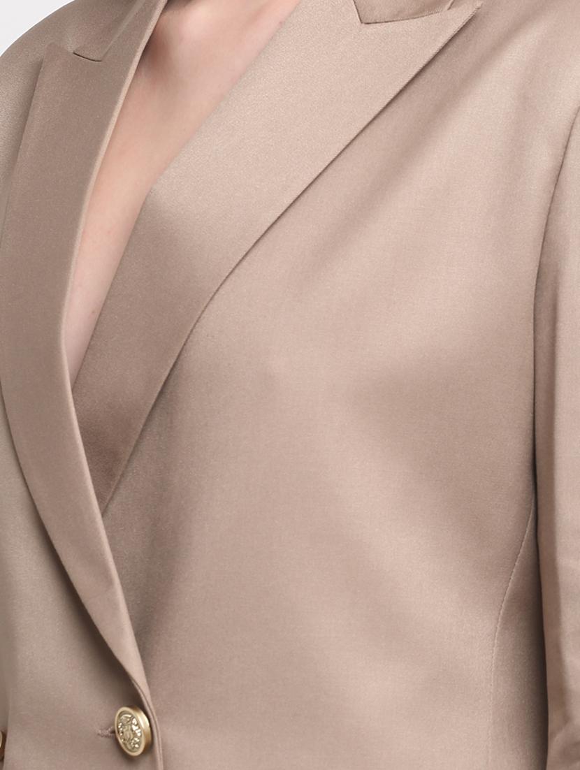 lapel neck solid formal blazer - 18462222 - Zoom Image - 5