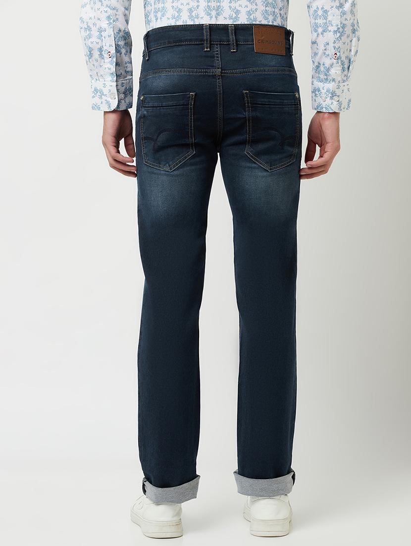 navy-blue light washed denim jean - 18462542 - Zoom Image - 3