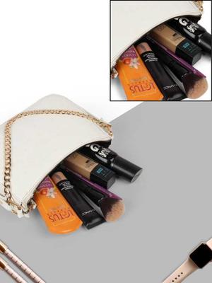 white leatherette (pu) sling bag - 18462731 - Standard Image - 4