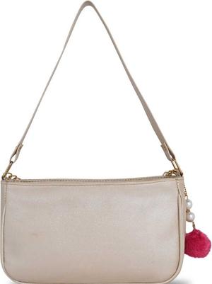 silver leatherette (pu) sling bag - 18462737 - Standard Image - 2