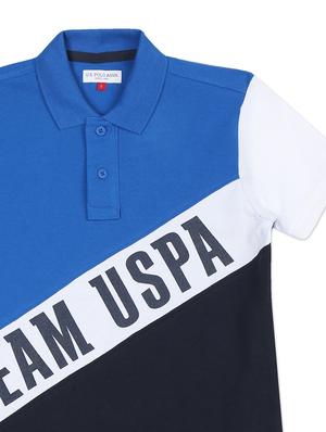 boys blue color block t-shirt - 18464002 - Standard Image - 4