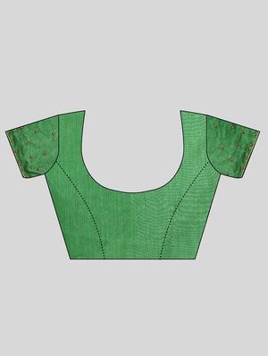 tassel detailed embellished saree with blouse - 18465564 - Standard Image - 3