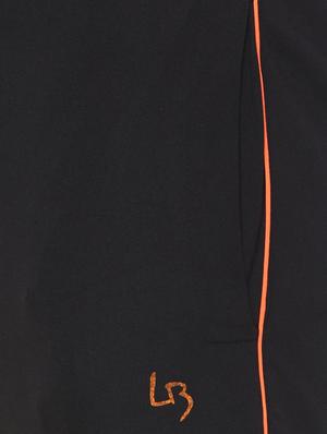 black solid full length track pant - 18465734 - Standard Image - 4